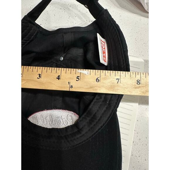 Peterbilt Trucker Ball Cap Black Red Patch Logo Pre owned - Picture 8 of 8